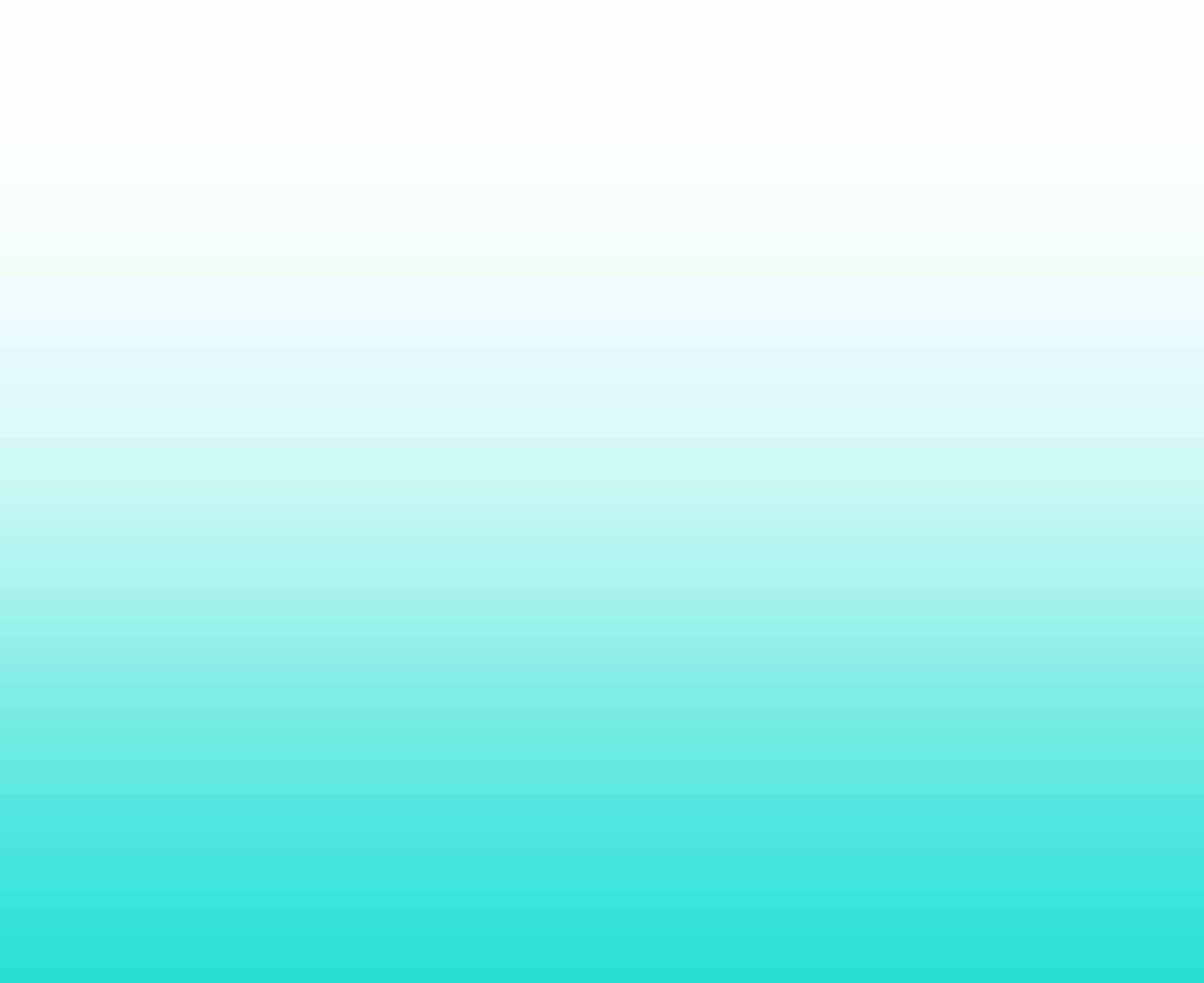 Turquoise Gradient Transparent