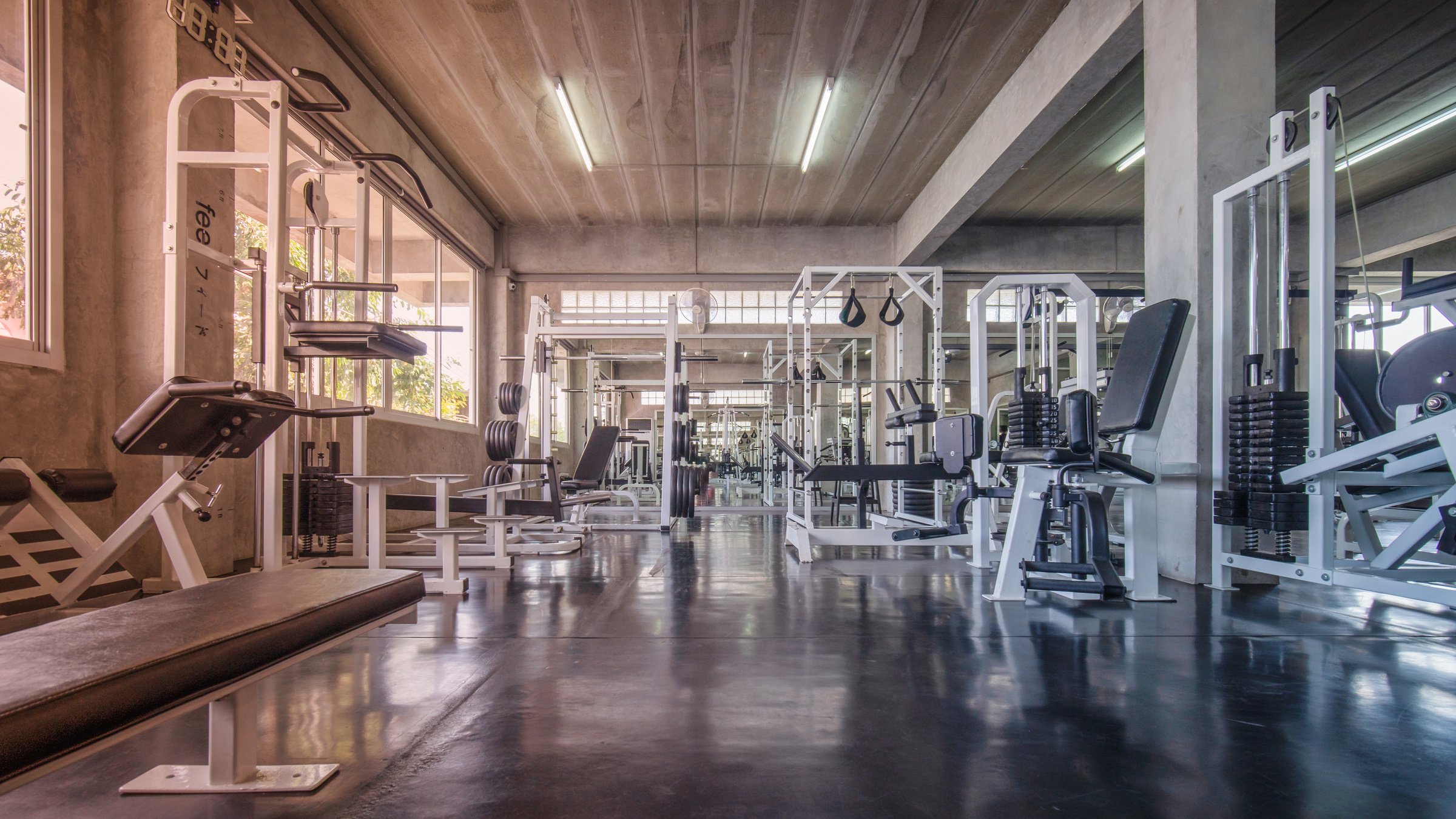 interior of gym